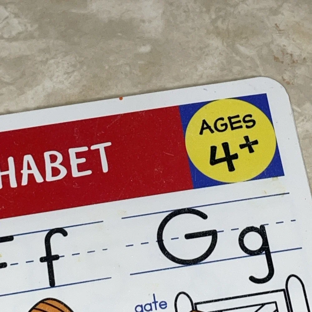 The Straight Edge desk‎ mats Melissa & Doug Numbers 1-10 & Alphabet